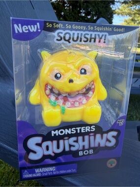 Monsters Squahins Bob Yellow Squishy